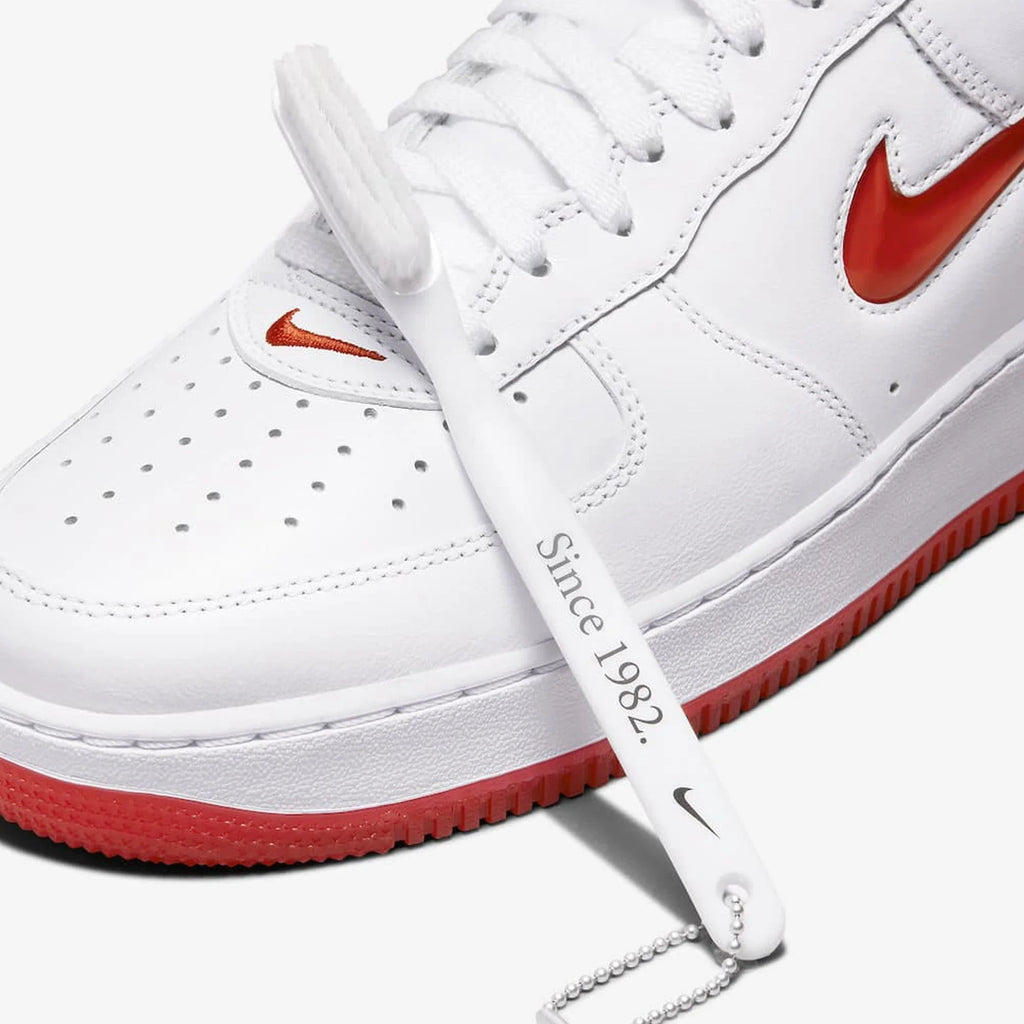 Nike Air Force 1 Jewel 'Color of the Month - White University Red'